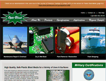 Tablet Screenshot of optiblast.com